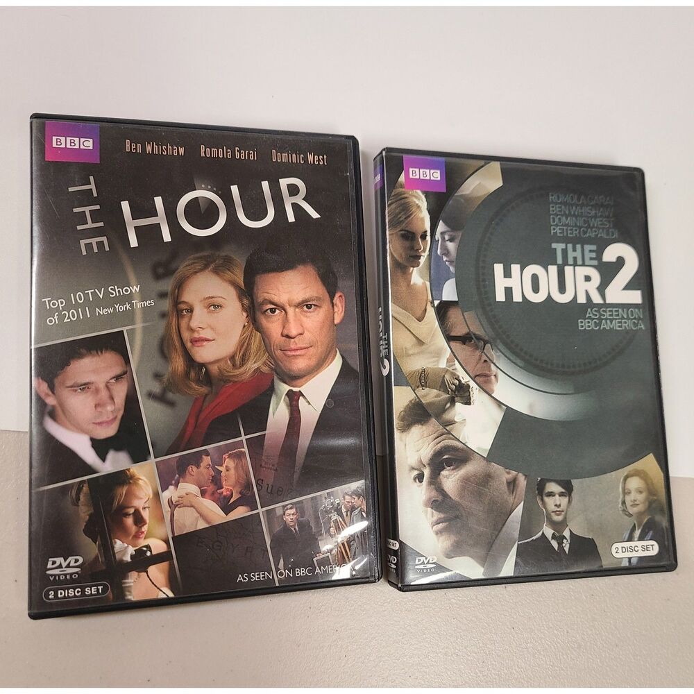 The Hour Seasons 1 & 2 DVD Set BBC News Drama Complete Series Romola Garai